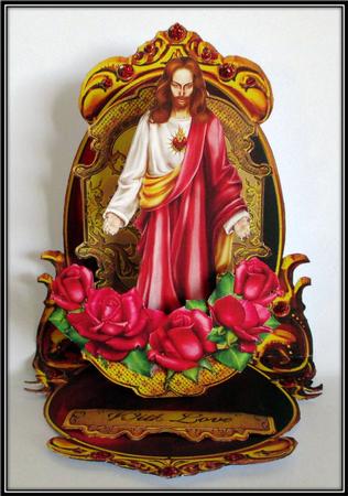 Holy Christmas Jesus Pop-up by Rae Trees