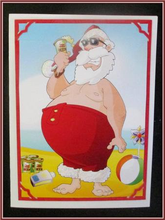 Santa's Jollies A4 by Rae Trees