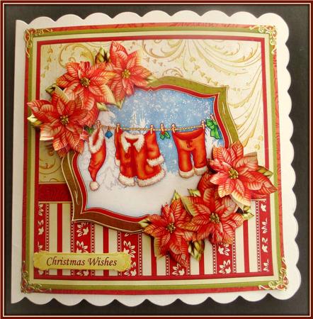 Not Long Now Christmas 8x8 Mini Kit with Decoupage by Rae Trees
