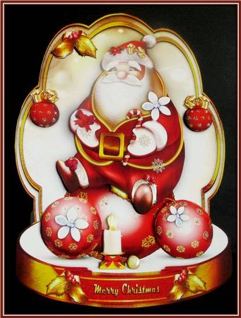 Cute Santa for Kids by Rae Trees