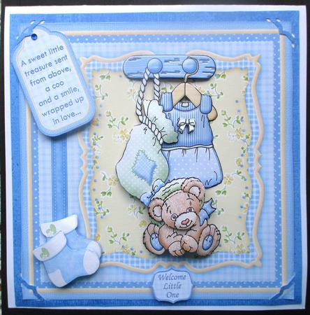 Baby Boy Accessories 8x8 Mini Kit & Decoupage by Rae Trees