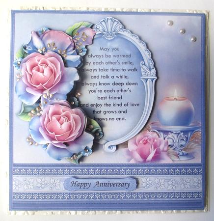 Frosted Rose & Verse Wedding or Anniversary 8x8 Mini Kit by Rae Trees