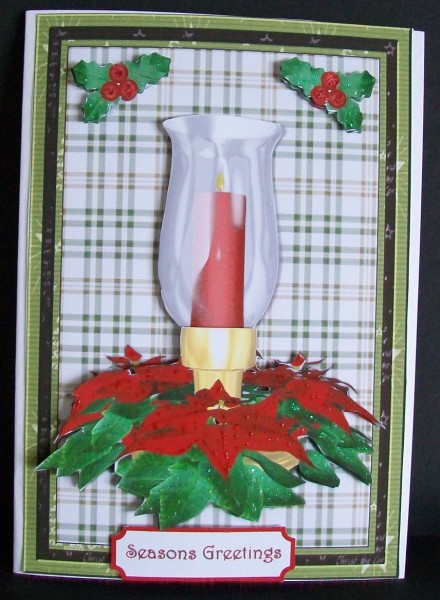 Christmas Candle by Rae Trees