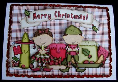 Candle Maker Card Front by Rae Trees