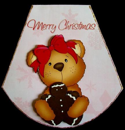 Christmas Bear Wobble Card by Rae Trees