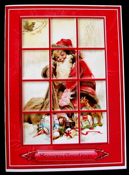 Gifts from Santa - Window Tile Card by Rae Trees