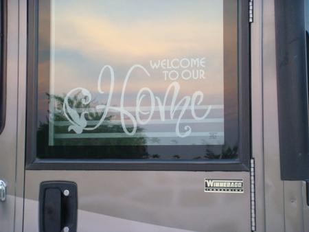 Vinyl Words  Welcome to Our Home by RAE CARR