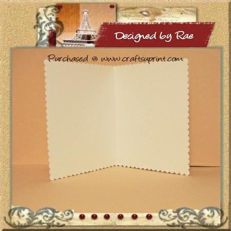 132 2 Scalloped Edge Toppers or Inserts by RAE CARR