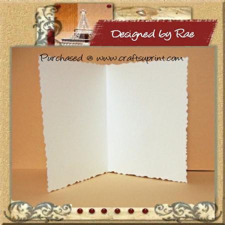 131 2 Fancy Edge Toppers or Inserts by RAE CARR