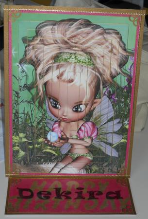 Zoe Fairy A4 Pyramage Card Kit by Raelene Power