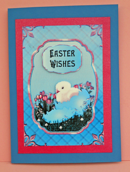 Chick in Egg Easter Card by Raelene Power