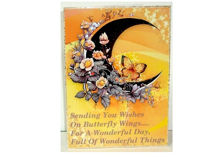 Large Sending you wishes topper by Rayleen Bailey
