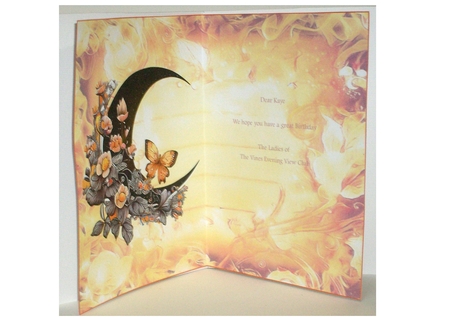 Large Sending you wishes topper by Rayleen Bailey