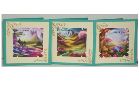Mountain Flowers Backgrounds by Rayleen Bailey