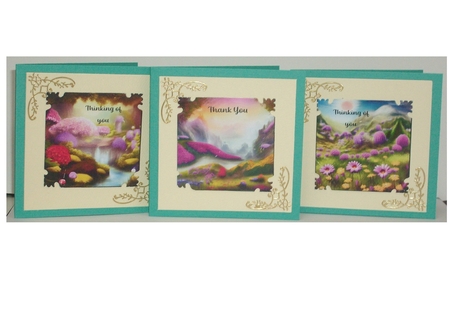 Mountain Flowers Backgrounds by Rayleen Bailey