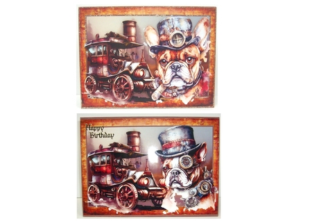 2 Steam punk Frenchie toppers 1 by Rayleen Bailey