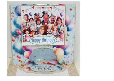 Happy New Year Drop Flap Card &Toppers by Rayleen Bailey