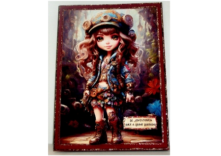 EW A4 Steampunk Girl 01 by Rayleen Bailey