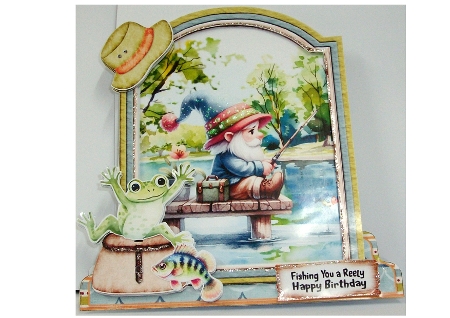 Gnome Fishing Here! 1 by Rayleen Bailey
