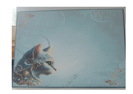 A4 - Bleu Cat  by Rayleen Bailey