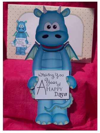 3D On the Shelf Everlasting Calendar Kit - Little Friendly Dragon Crannog by Rayleen Bailey