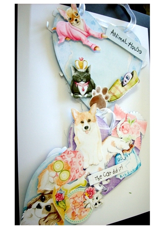 Pets at Home Hanging Hearts Trio. by Rayleen Bailey