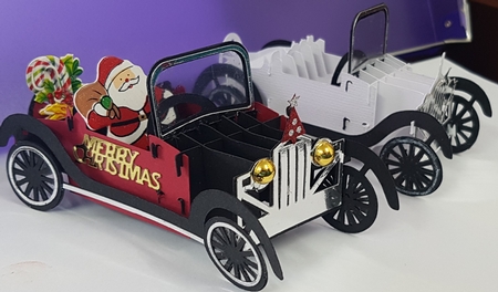 Model-T Christmas Ornament by Rayleen Bailey