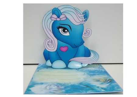 3D Shaped Card Mini Kit - Cute Little Pony Snowflake by Rayleen Bailey