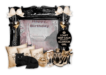 Glamour Girl Cluster Frames by Rayleen Bailey