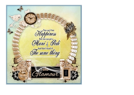 Glamour Girl Cluster Frames by Rayleen Bailey
