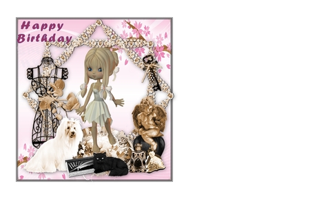 Glamour Girl Cluster Frames by Rayleen Bailey