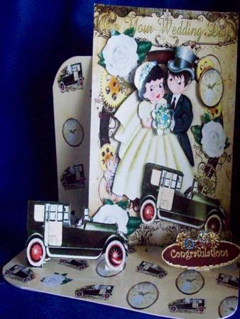 Steampunk Wedding, with Vintage Car A4 by Rayleen Bailey