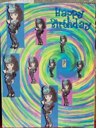 Neon Swirl Background Sheet 4 by Rayleen Bailey