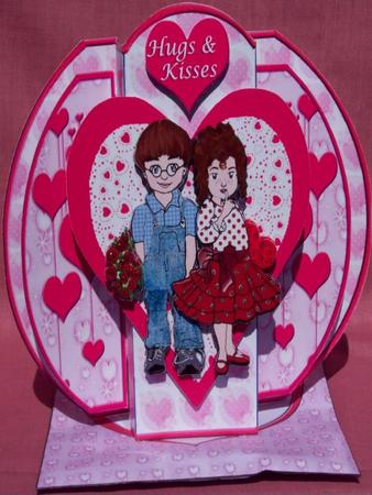 Love's Secret 4 Fold Card & Envelope by Rayleen Bailey