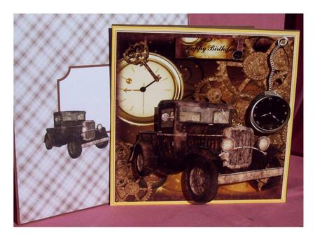 Masculine Steampunk Style Truck,cogs,and Watch Fobs by Rayleen Bailey