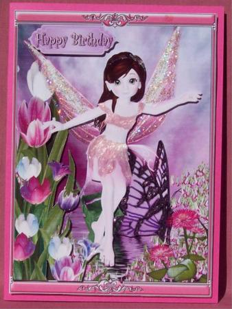 Fairy Times A4 Card Front by Rayleen Bailey