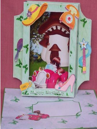 Girls Day Out A4 Card Front by Rayleen Bailey