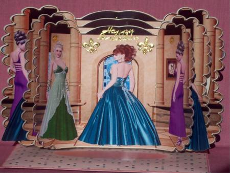 Scalloped Layered Gatefold - an Elegant Evening by Rayleen Bailey