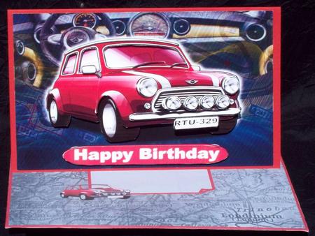 Happy Birthday Gran Mini Classic Red by Rayleen Bailey