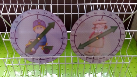 8x Table Clock Girl by Rebecca Polding
