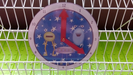 Tell the Time Basic Clock Aliens by Rebecca Polding