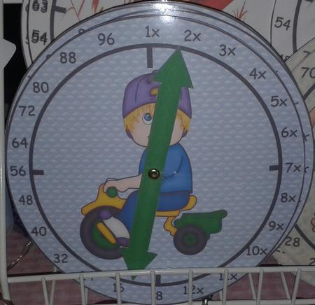 8x Table Clock Boy by Rebecca Polding