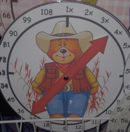 9x Table Cowboy Clock by Rebecca Polding