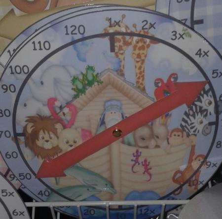 10x Table Clock Noahs Ark by Rebecca Polding