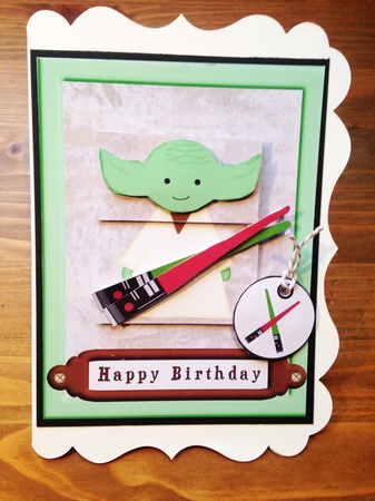 Birthday Yoda by Rebecca Ruff