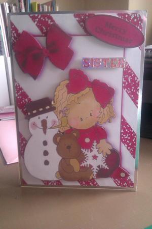 Little Girl with Her Friends at Christmas Featured Gallery Photo