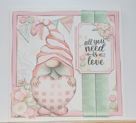 Pink Valentine three  by rebecca  Weates