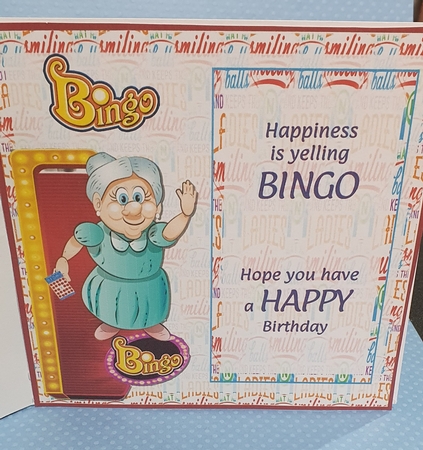Bingo...keep the ladies smiling by rebecca  Weates