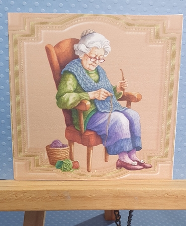 6 Knitting Granny toppers by rebecca  Weates