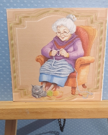 6 Knitting Granny toppers by rebecca  Weates